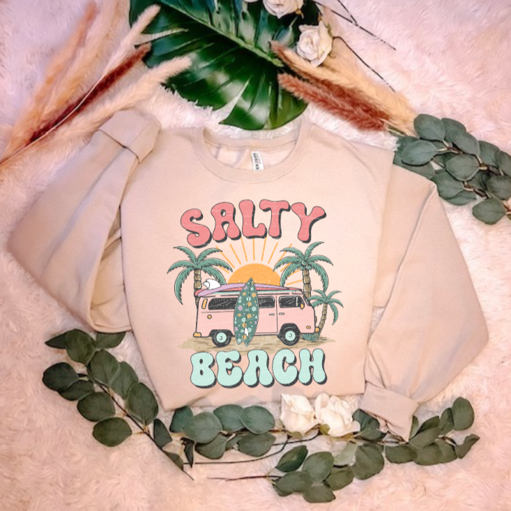 Salty beach