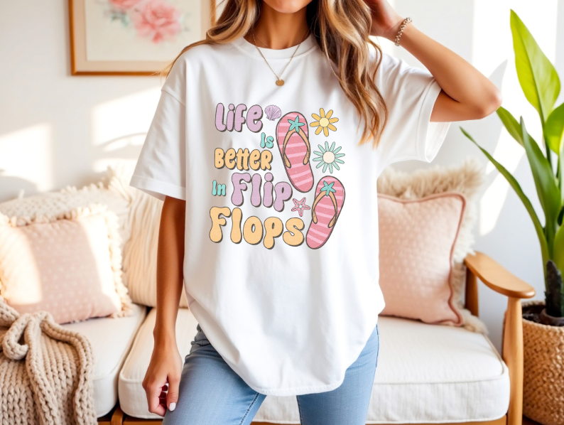 Life is better in flip flops