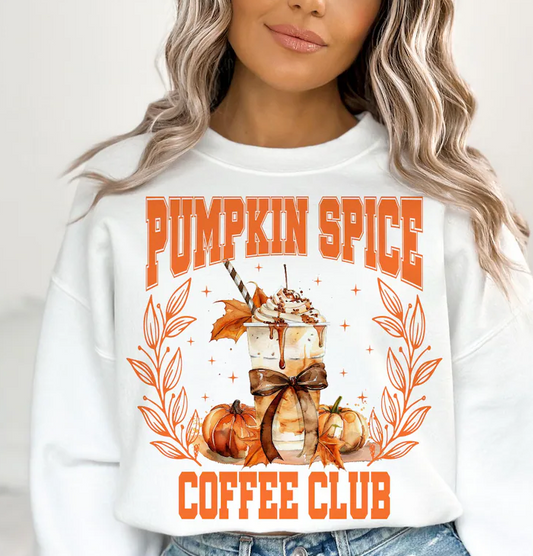 Pumpkin Spice Coffee Club Sweatshirt