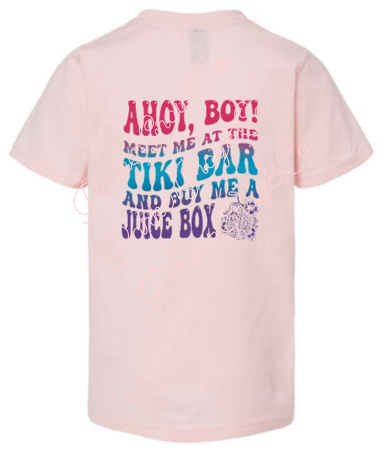 Ahoy Boy, Tiki Bar T-Shirt