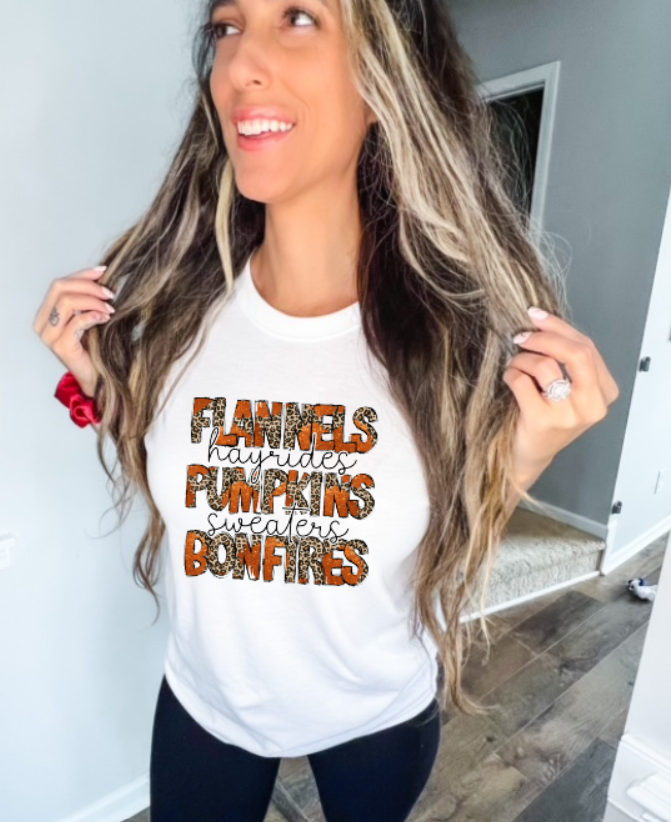 Flannels and Hayrides T-Shirt