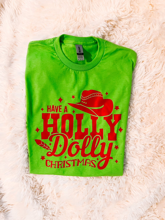 Holly Dolly Xmas T-Shirt