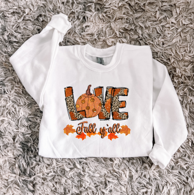 Love Fall Ya'll - Sweatshirt